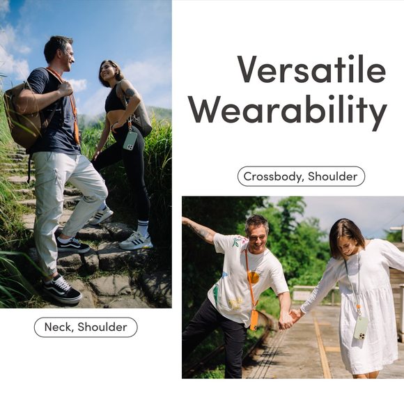 Crossbody Phone Strap - Midnht Black :| - Picture 5 of 9